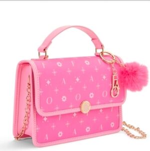 FAO Schwarz Pink Mini Bag with Gold Chain